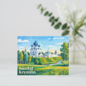 Carte Postale Kremlin de Souzdal Russie (Debout devant)