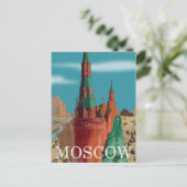 Carte Postale Kremlin, Moscou, vue aérienne (Debout devant)