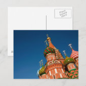Carte Postale Kremlin, Vasiliy Blessed | Moscou, Russie (Devant / Derrière)