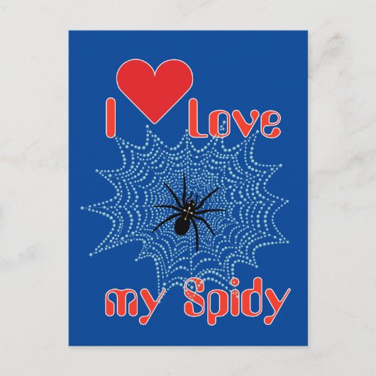 Carte Postale Kreuzspinne im Netz (Devant)