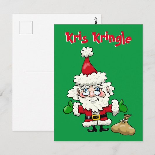 Carte Postale Kris Kringle (Devant / Derrière)