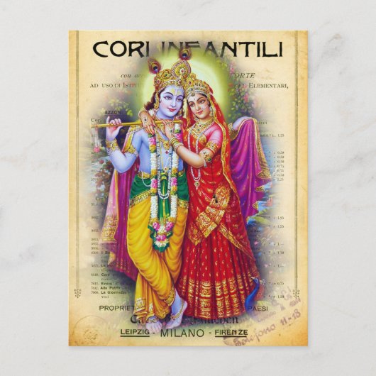 Carte Postale Krishna (Devant)