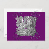 Carte Postale Krishna et Radha (Devant / Derrière)