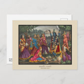 Carte Postale Krishna-Kali (Devant / Derrière)