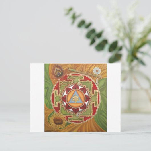 Carte Postale Krishna Yantra (Debout devant)