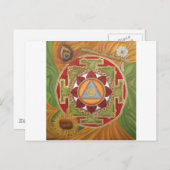 Carte Postale Krishna Yantra (Devant / Derrière)