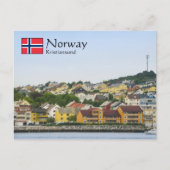 Carte Postale Kristiansund Norvège (Devant)