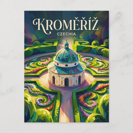 Carte Postale Kroměříž République tchèque (Devant)