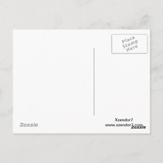 Carte postale Krono Dynamic Fractal Art (Dos)