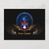 Carte postale Krono Dynamic Fractal Art (Devant)