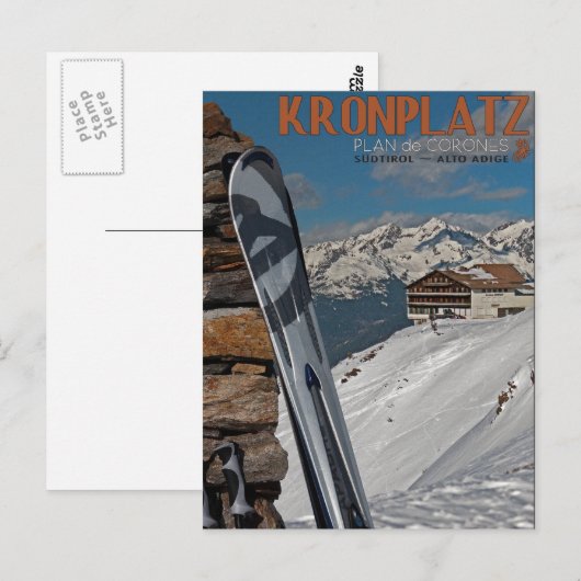 Carte Postale Kronplatz (Devant / Derrière)
