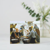 Carte Postale Kroyer - Femmes et pêcheurs de Hornbaek (Debout devant)