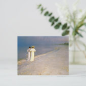 Carte Postale Kroyer's "Summer Afternoon on Skagen Beach" (Debout devant)