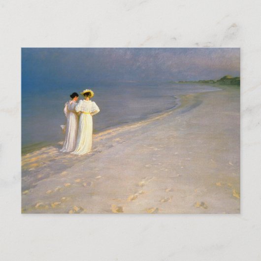 Carte Postale Kroyer's "Summer Afternoon on Skagen Beach" (Devant)