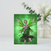 Carte Postale KRW Absinthe La Fée Verte (Debout devant)