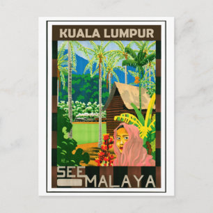 Carte Postale Kuala Lumpur, Malaisie