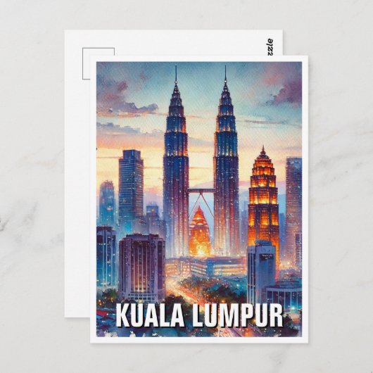 Carte Postale Kuala Lumpur Malaisie (Devant / Derrière)