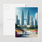 Carte Postale Kuala Lumpur Malaisie (Devant / Derrière)