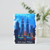 Carte Postale Kuala Lumpur Malaisie Asie Travel (Debout devant)