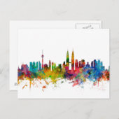 Carte Postale Kuala Lumpur Malaisie Skyline (Devant / Derrière)