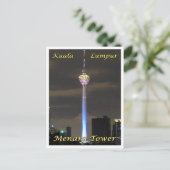 Carte Postale Kuala Lumpur Menara Tower - Malaisie - (Debout devant)