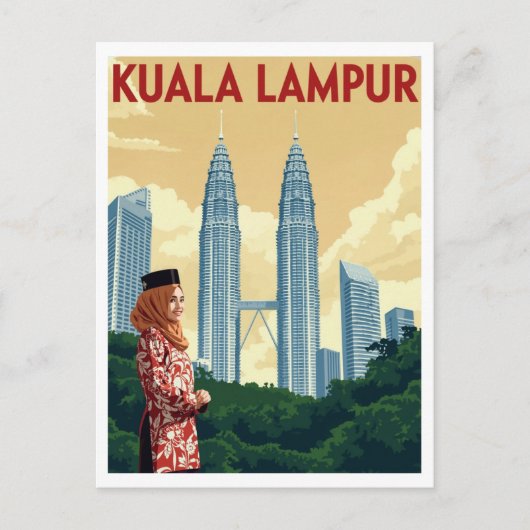 Carte Postale Kuala Lumpur Petronas Twin Towers (Devant)