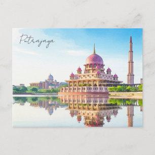 Carte Postale Kuala Lumpur Putra Mosquée Putrajaya Malaisie