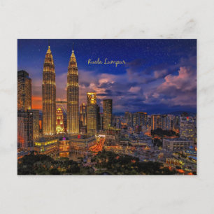 Carte Postale Kuala Lumpur skyline