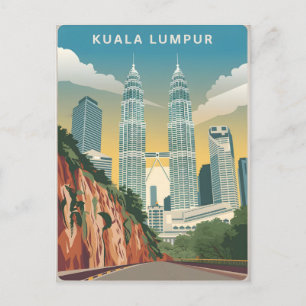 Carte Postale Kuala Lumpur vintage