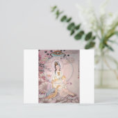 Carte Postale Kuan Yin ; Déesse bouddhiste de compassion (Debout devant)