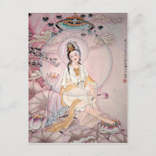 Carte Postale Kuan Yin ; Déesse Bouddhiste De La Compassion