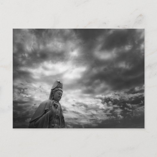 Carte Postale Kuan Yin Statue Art (Devant)
