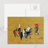 Carte Postale Kublai Khan Hunting, dynastie Yuan (Devant / Derrière)