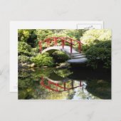 Carte postale Kubota Gardens Bridge (Devant / Derrière)