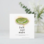 Carte postale Kuih Seri Muka Malaysia (Debout devant)