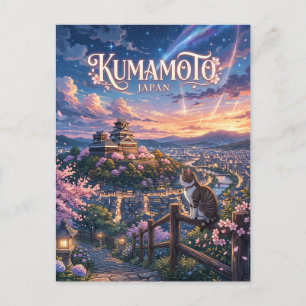 Carte Postale Kumamoto, Japon