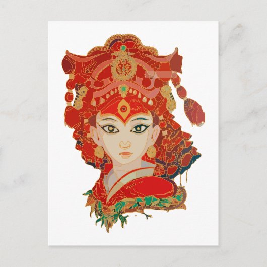 Carte Postale Kumari (homonymie) (Devant)