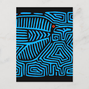Carte Postale Kuna Blue Bird