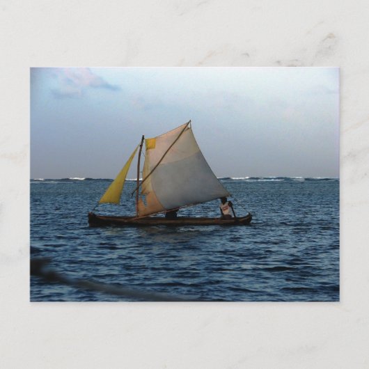 Carte Postale Kuna Ulu, île de Yansaladup, Panama (Devant)