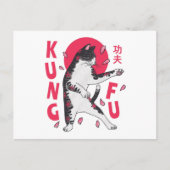 Carte Postale Kung Fu Cat (Devant)