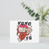 Carte Postale Kung Fu Cat (Debout devant)