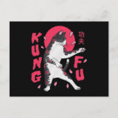 Carte Postale Kung Fu Cat (Devant)