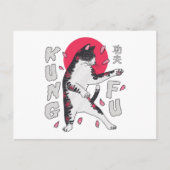Carte Postale Kung Fu Cat (Devant)