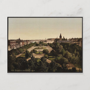 Carte Postale Kungstradgarden, Stockholm, Suède classique