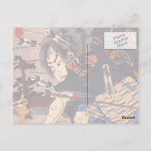 Carte Postale Kuniyoshi Samurai (Dos)