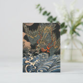 Carte Postale Kuniyoshi Utagawa, Dragon 2 (Debout devant)