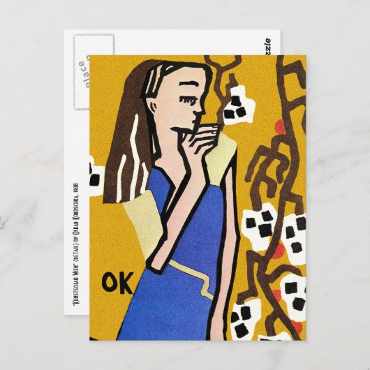 Carte Postale Kunstschau Wien Art par Kokoschka (Devant / Derrière)