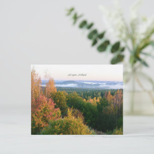 Carte Postale Kuopio, Finlande, paysage d'automne,