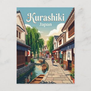 Carte Postale Kurashiki Bikan Quartier Historique Ruelles Japon