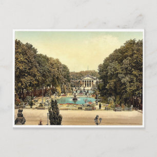 Carte Postale Kurhaus, Wiesbaden, Hesse-Nassau, Allemagne magnif